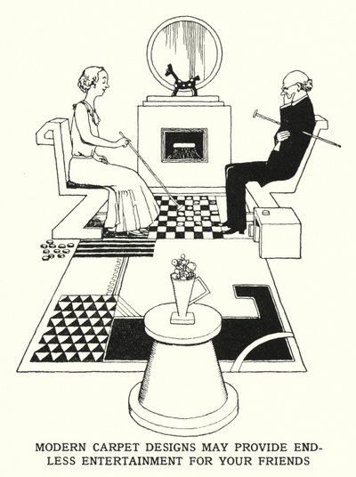 Modern mattdesign kan ge oändlig underhållning för dina vänner (litho) av William Heath Robinson