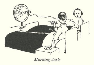 Morgonpilar (litho) av William Heath Robinson