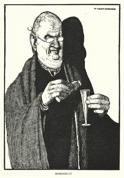 Rondibilis (litho) av William Heath Robinson