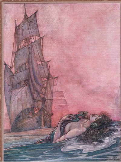 Hon ringer oss, fortfarande utan mat av William Heath Robinson