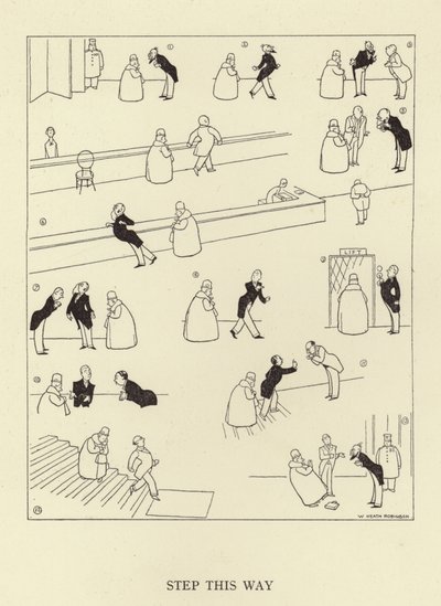 Kliv så här av William Heath Robinson