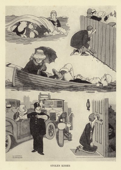 Stulna kyssar av William Heath Robinson