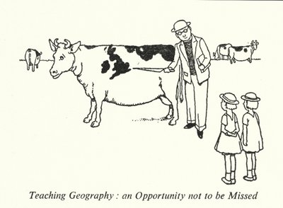 Undervisning i geografi, en möjlighet att inte missa (litho) av William Heath Robinson