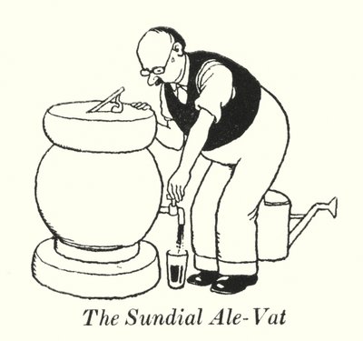Soluret Ale-Vat (litho) av William Heath Robinson