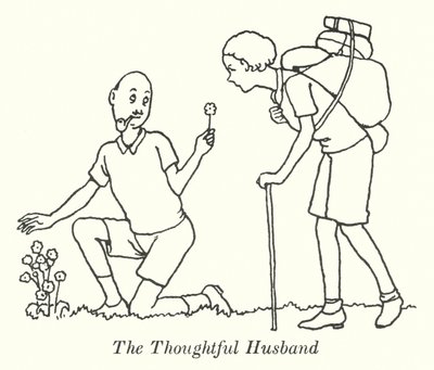 Den omtänksamma maken (litho) av William Heath Robinson