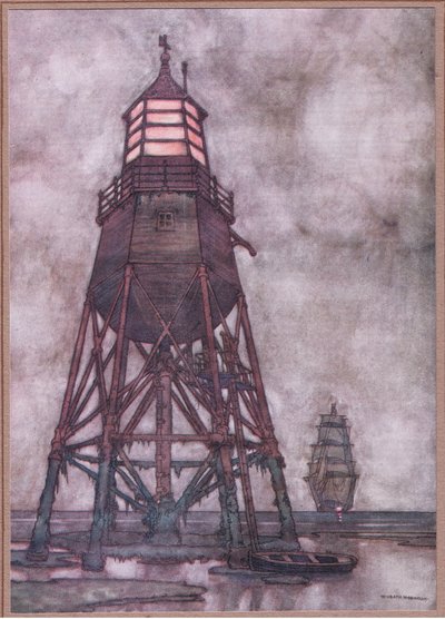 De kustvisa ljusen i England av William Heath Robinson