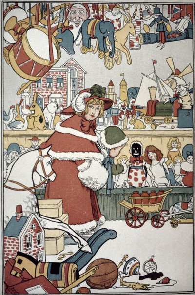 Leksaker till jul, c.1900 av William Heath Robinson