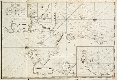 Sjöfart genom Sundasundet till Batavia av William Heather