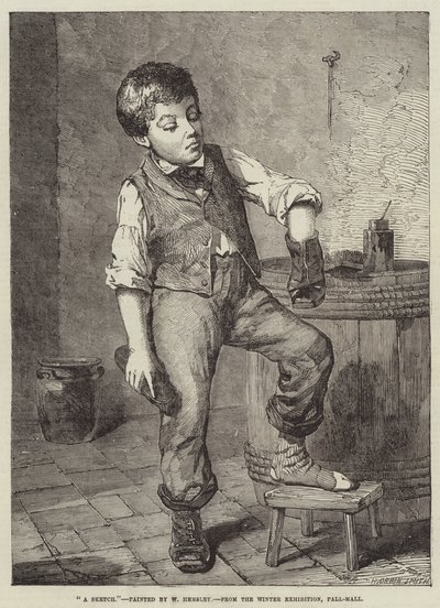 En skiss av William Hemsley