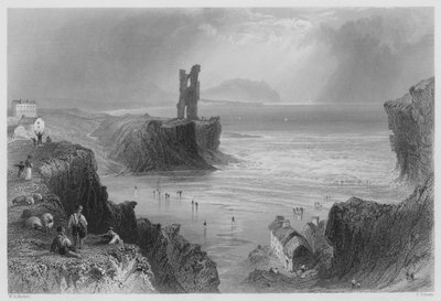 Ballybunnian (gravyr) av William Henry (after) Bartlett