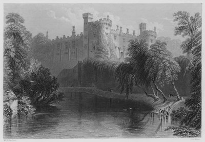 Kilkenny Castle (gravyr) av William Henry (after) Bartlett