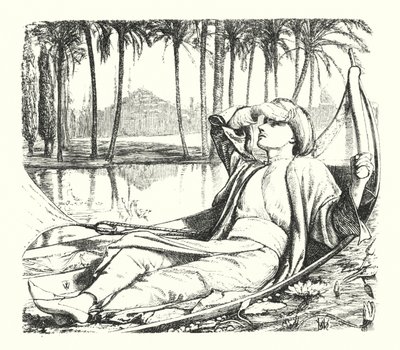 Minnen från de arabiska nätterna (gravyr) av William Henry (after) Hunt