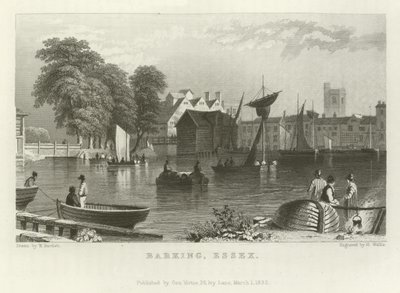 skällande, Essex av William Henry Bartlett
