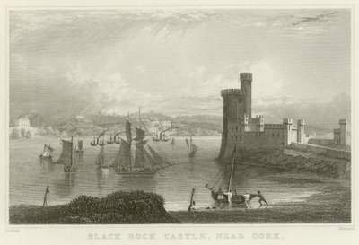 Black Rock Castle av William Henry Bartlett