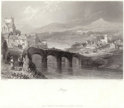 Bray i grevskapet Wicklow av William Henry Bartlett