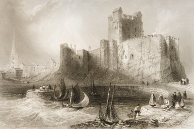 Carrickfergus Castle, County Antrim, Nordirland, fra 