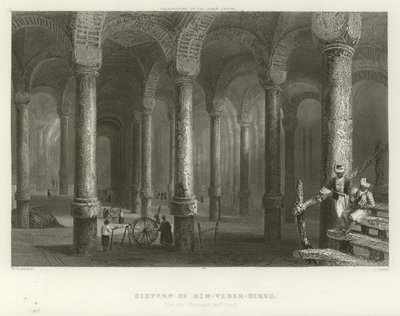 Cistern av Philoxenos, Konstantinopel av William Henry Bartlett