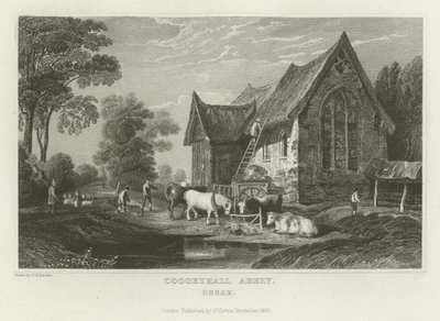 Coggeshall Abbey, Essex av William Henry Bartlett