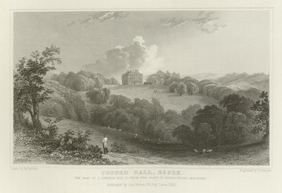 Copped Hall, Essex, säte för J Conyers, Esquire av William Henry Bartlett