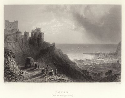 Dover, (från Ramsgate Road) av William Henry Bartlett
