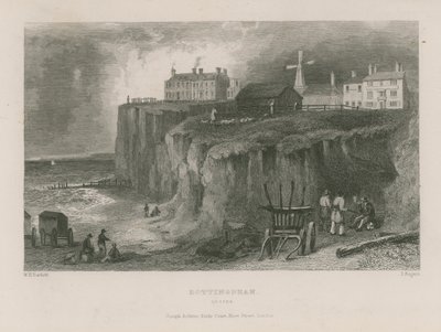 Allmän vy över Rottingdean av William Henry Bartlett