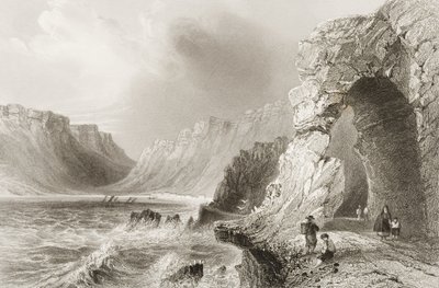 Glengarriff, County Cork, från "Scenery and Antiquities of Ireland" av George Virtue, 1860-talet av William Henry Bartlett