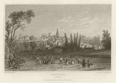 Halstead, Essex av William Henry Bartlett