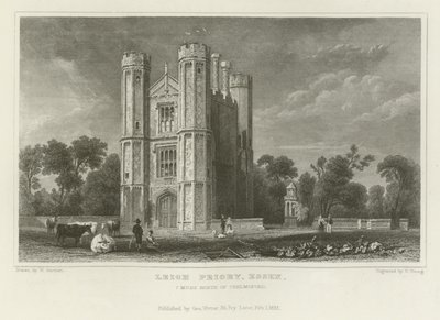 Leigh Priory, Essex, 7 mil norr om Chelmsford av William Henry Bartlett