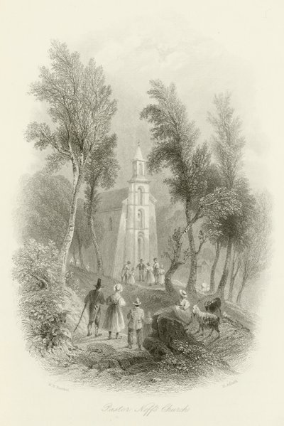 Pastor Neffs kyrka av William Henry Bartlett
