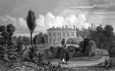 Riffhams Lodge, Essex, 1835 av William Henry Bartlett