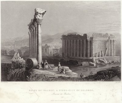 Ruinerna av Balbec av William Henry Bartlett