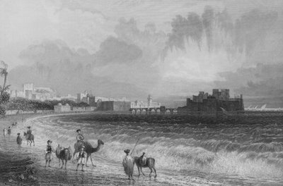 Sidon, på vägen från Beirout av William Henry Bartlett