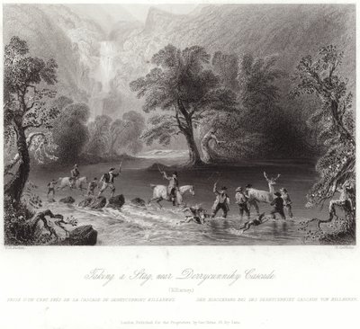 Tar en hjort nära Derrycunnihy av William Henry Bartlett