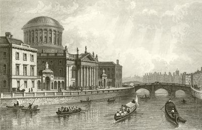 De fyra domstolarna, Dublin av William Henry Bartlett