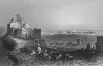 Tyre, från fastlandet av William Henry Bartlett