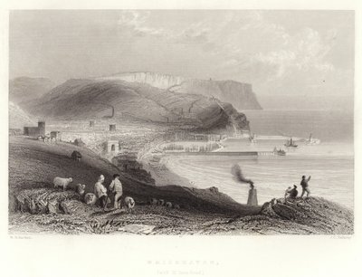 Whitehaven, (med St Bees-huvud) av William Henry Bartlett