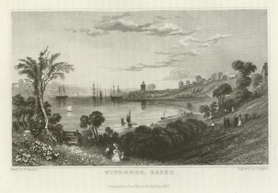 Wivenhoe, Essex av William Henry Bartlett