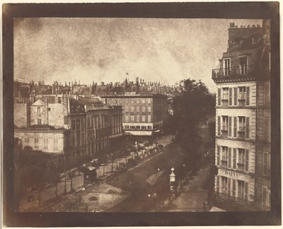 Flygfoto över Paris av William Henry Fox Talbot