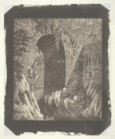 Kopia av ett stort italienskt tryck, förminskad i kameran av William Henry Fox Talbot