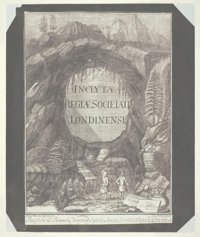 Kopia av titelsidan för "Enclosed to the Royal Society of London" av William Henry Fox Talbot