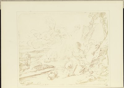 Hagar i öknen av William Henry Fox Talbot