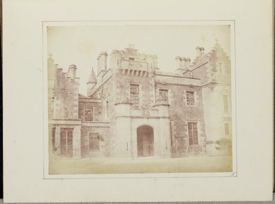 Hall Door, Abbotsford av William Henry Fox Talbot