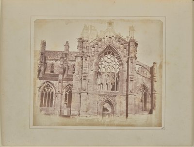 Melrose Abbey av William Henry Fox Talbot