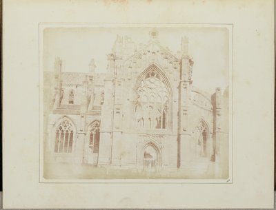 Melrose Abbey av William Henry Fox Talbot