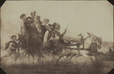 Neapolitan Conveyance - Kopia av en målning på Lacock Abbey av William Henry Fox Talbot