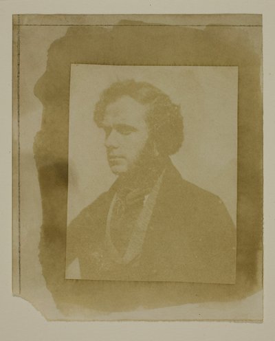 Porträtt av Henneman i profil av William Henry Fox Talbot