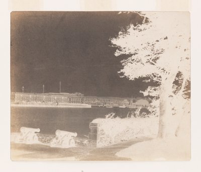 Royal William Victualling Yard, Plymouth, från Mount Edgecumbe av William Henry Fox Talbot