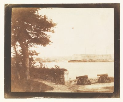 Royal William Victualling Yard, Plymouth, från Mount Edgecumbe av William Henry Fox Talbot