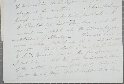 Undertecknat brev från William Henry Fox Talbot till James David Forbes, 1839 av William Henry Fox Talbot
