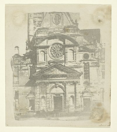 St Etienne du Mont, Fasad av William Henry Fox Talbot
